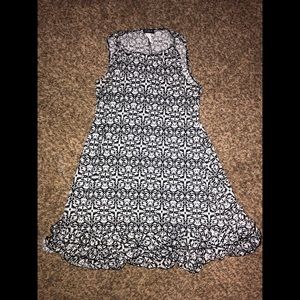 MSK black and white halter neck dress! 💓